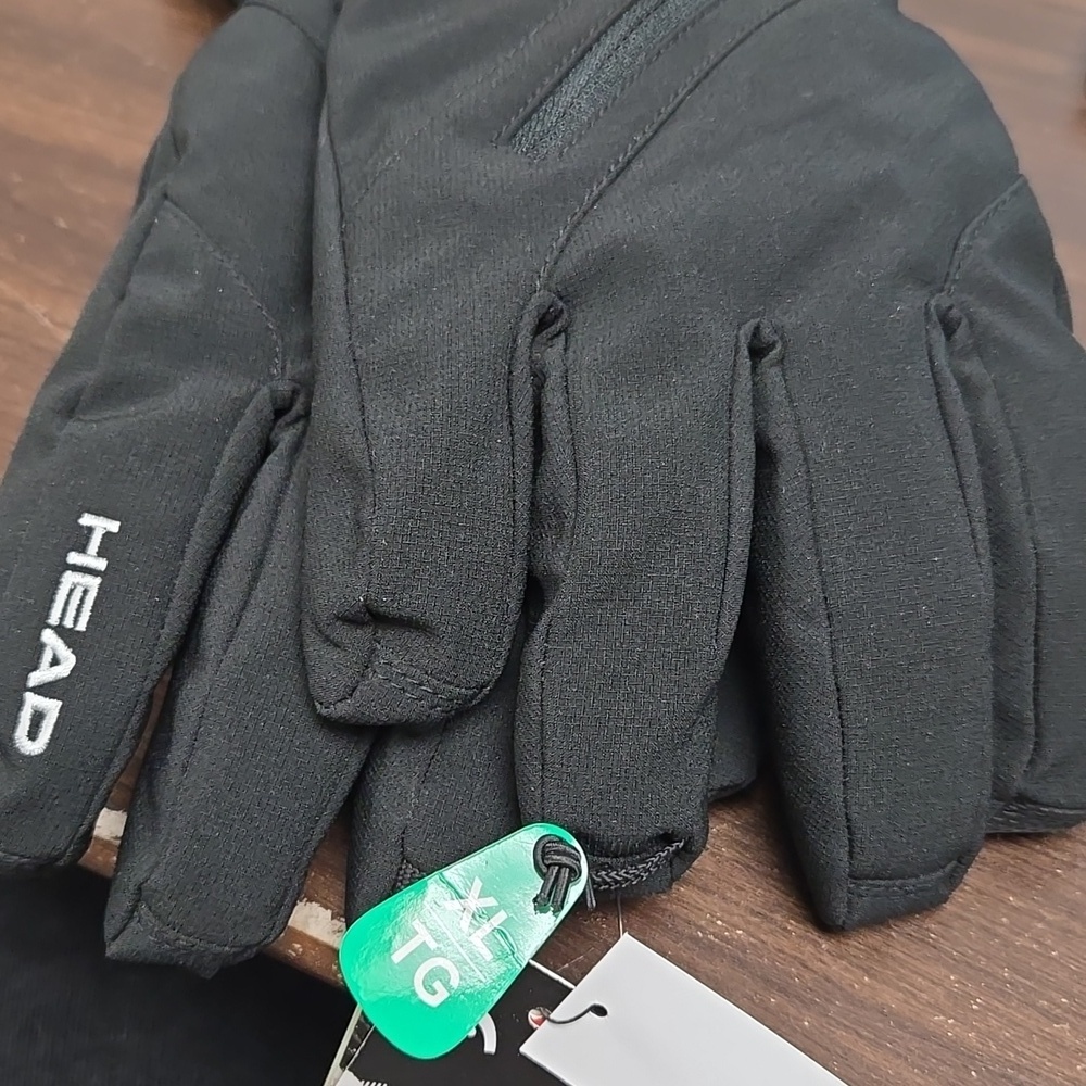 Head Size XL Black Heavy Insulated Winter Gloves - Picture 3 of 10